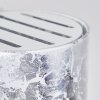 Bamako Muurlamp Zilver, 1-licht