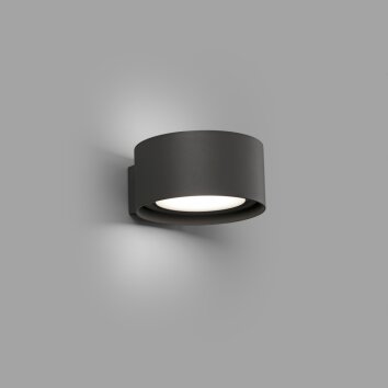 Faro Barcelona Quart Muurlamp LED Grijs, 1-licht