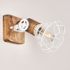 Nifun Muurlamp Bruin, Wit, 1-licht