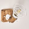 Nifun Muurlamp Bruin, Wit, 1-licht