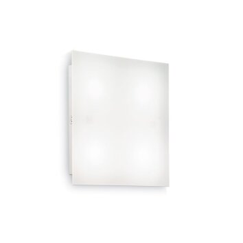 Ideallux FLAT Muurlamp Wit, 4-lichts