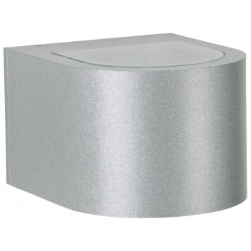 Albert 2340 Buiten muurverlichting LED Zilver, 2-lichts