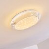 Burton Plafondlamp LED Wit, 1-licht
