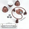Koppom Plafondlamp Roest, 3-lichts