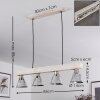 Berkeley Hanglamp Wit, 4-lichts