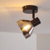 Tyksov Plafondlamp Zwart, 1-licht