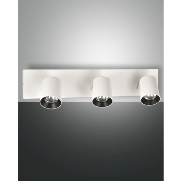 Fabas Luce Modo Plafondlamp Wit, 3-lichts