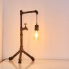Kolyma Tafellamp Bruin, Zwart-Goud, 1-licht