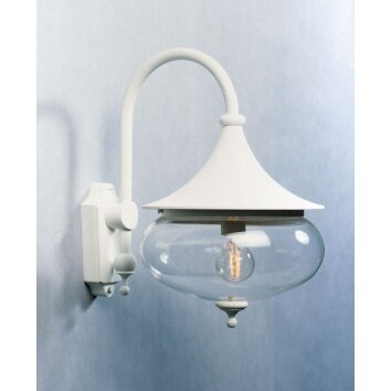 Konstsmide Libra Muurlamp Wit, 1-licht