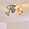 Ronia Plafondlamp Grijs, 3-lichts