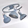 Ronia Plafondlamp Grijs, 3-lichts