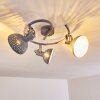 Ronia Plafondlamp Grijs, 3-lichts