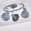 Ronia Plafondlamp Grijs, 3-lichts