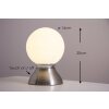 Globo Kitty Tafellamp Chroom, Nikkel mat, 1-licht