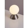 Globo Kitty Tafellamp Chroom, Nikkel mat, 1-licht