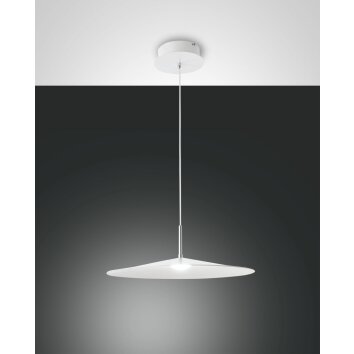 Fabas Luce Kasa Hanglamp LED Wit, 1-licht