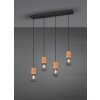 Trio Tosh Hanglamp LED Zwart, 4-lichts