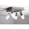 Trio CLAPTON Plafondlamp LED Aluminium, Chroom, roestvrij staal, 4-lichts