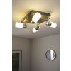 Trio CLAPTON Plafondlamp LED Aluminium, Chroom, roestvrij staal, 4-lichts