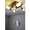 Trio CLAPTON Plafondlamp LED Aluminium, Chroom, roestvrij staal, 4-lichts