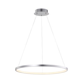 Leuchten-Direkt CIRCLE Hanglamp LED Zilver, 1-licht