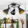 Koppom Plafondlamp Zwart, 3-lichts