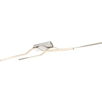 Globo Jorne Plafondlamp LED Nikkel mat, 1-licht