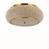 Ideallux PASHA Plafondlamp Goud, Kristaloptiek, 10-lichts