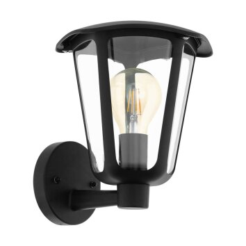 EGLO MONREALE Wandlamp Zwart, 1-licht
