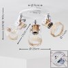 Barbacena Plafondlamp Wit, 3-lichts