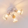 Barbacena Plafondlamp Wit, 3-lichts
