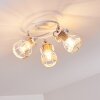 Barbacena Plafondlamp Wit, 3-lichts