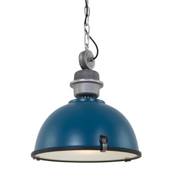 Steinhauer Bikkel Hanglamp Blauw, 1-licht