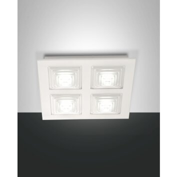 Fabas Luce Formia Plafondlamp LED Wit, 4-lichts