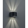 Reality ROSARIO Buiten muurverlichting LED Zwart, 2-lichts