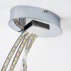 Sepino Plafondlamp LED Chroom, 1-licht