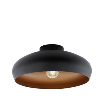 Eglo MOGANO Plafondlamp Koperkleurig, Zwart, 1-licht