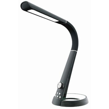 Globo PINJU Tafellamp Zwart, 2-lichts, Kleurwisselaar