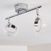 Soppana Plafondlamp LED Chroom, 2-lichts