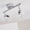 Soppana Plafondlamp LED Chroom, 2-lichts