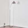 Poitou Staande lamp Nikkel mat, 1-licht
