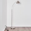 Poitou Staande lamp Nikkel mat, 1-licht
