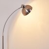 Poitou Staande lamp Nikkel mat, 1-licht