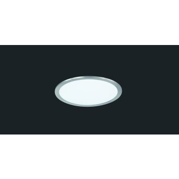 Trio PHOENIX Muur en plafond verlichting LED Nikkel mat, 1-licht