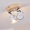 Skodsbol Plafondlamp Hout licht, 2-lichts