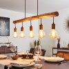 Gondo Hanglamp Bruin, Roest, 5-lichts