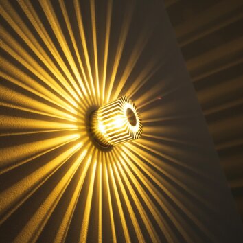 Cantoni Muurlamp Nikkel mat, 1-licht