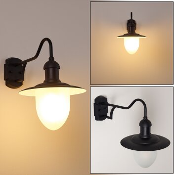 Surnu Buiten muurverlichting Zwart, 1-licht