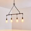 Kolyma Hanglamp Roest, Zwart, 4-lichts