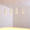 Zuoz Hanglamp Wit, 4-lichts